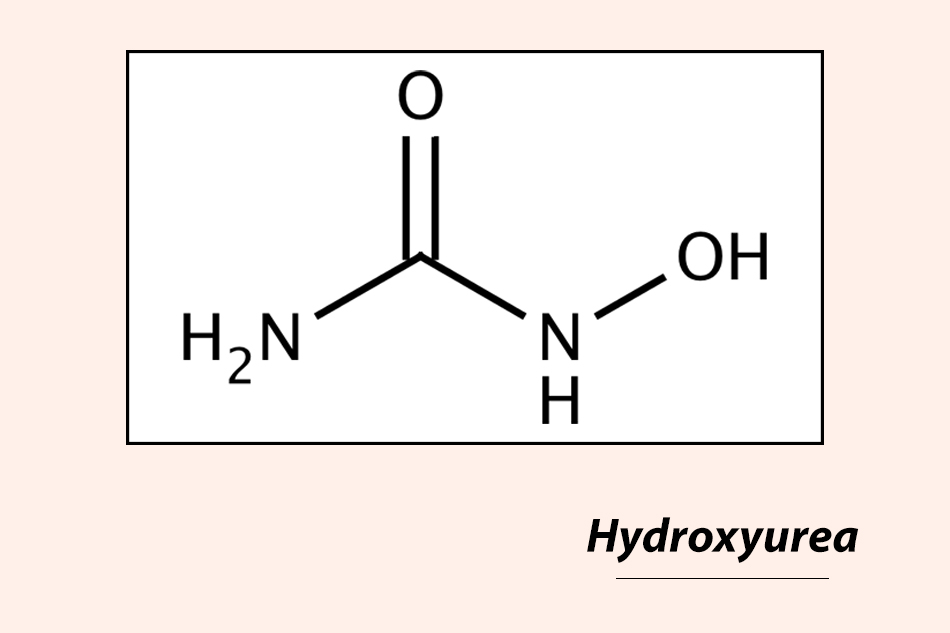 Hình ảnh: Cấu trúc hóa học của Hydroxyurea