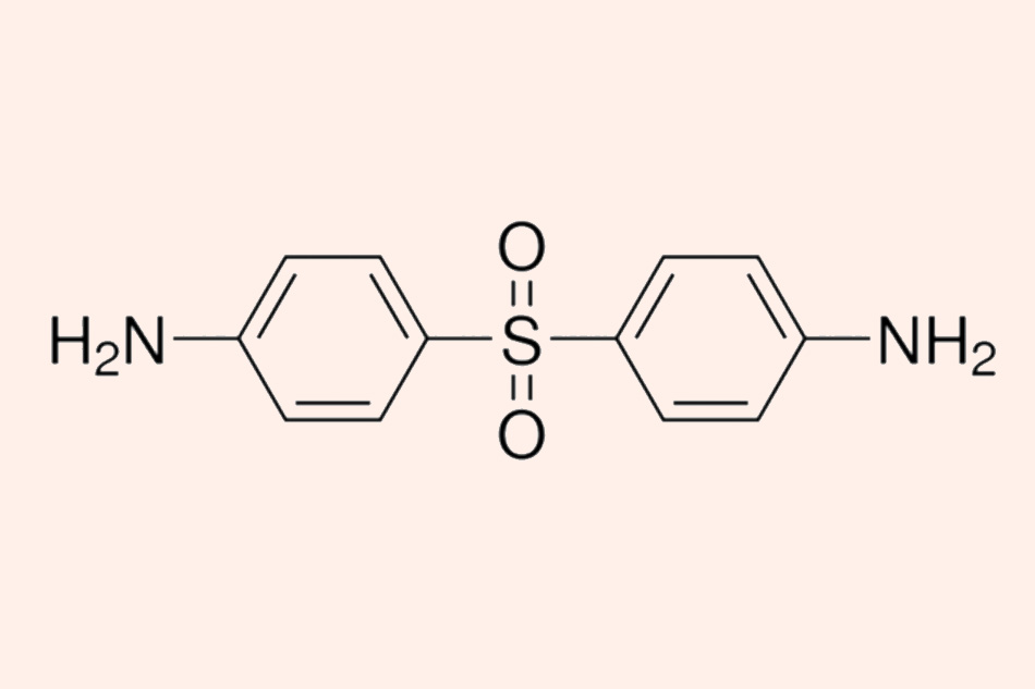 Cấu trúc hóa học của Dapsone