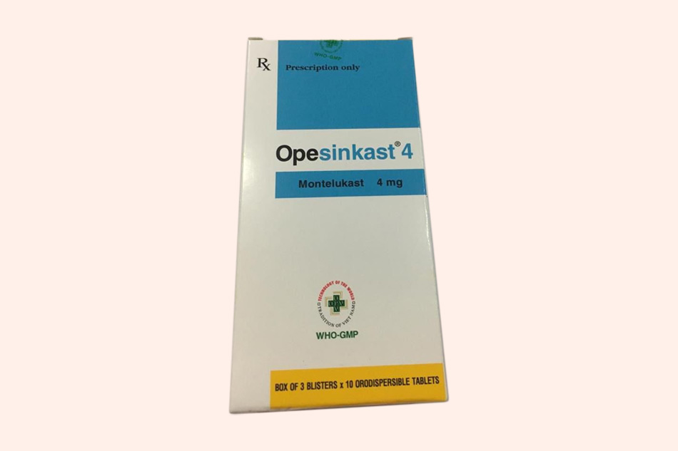 Hình ảnh hộp thuốc Opesinkast 4mg