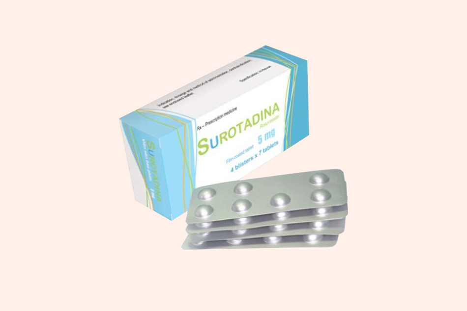 Hình ảnh đóng gói thuốc SUROTADIN 5mg