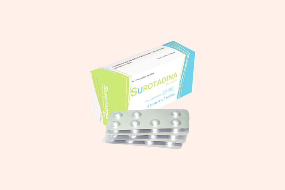 Hình ảnh đóng gói thuốc SUROTADIN 20mg