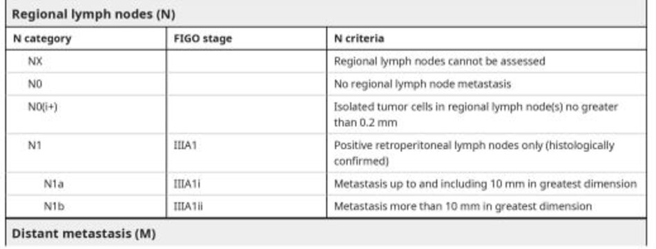 Ovary, fallopian tube, and primary peritoneal carcinoma TNM staging AJCC UICC 8th edition