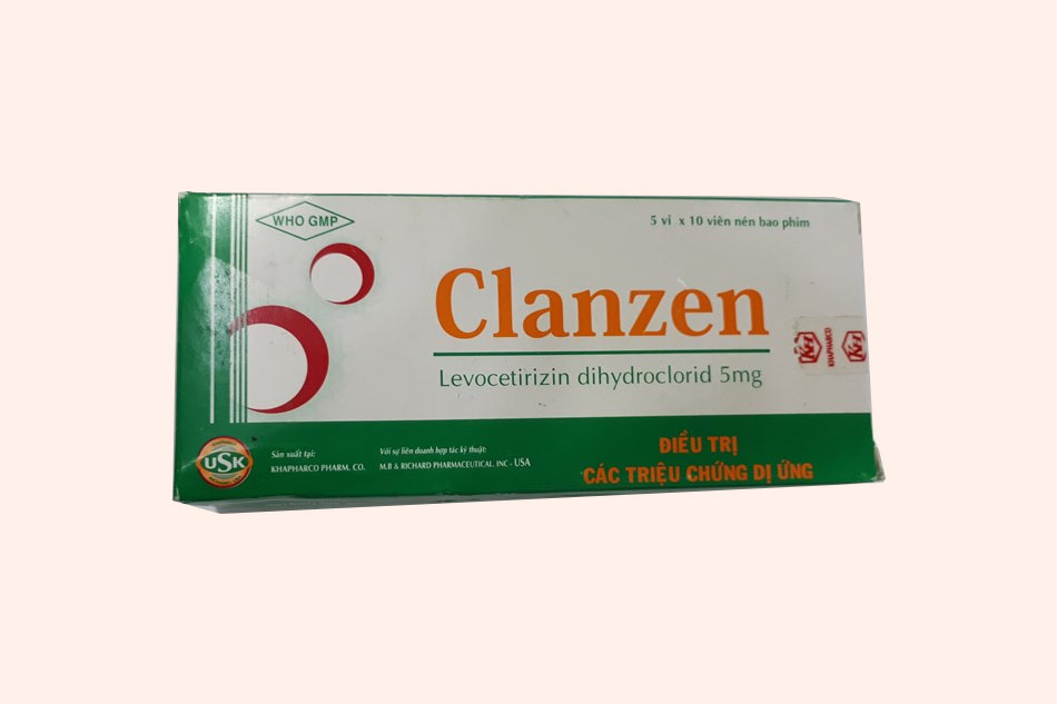 Hình ảnh của hộp thuốc Clanzen 5mg