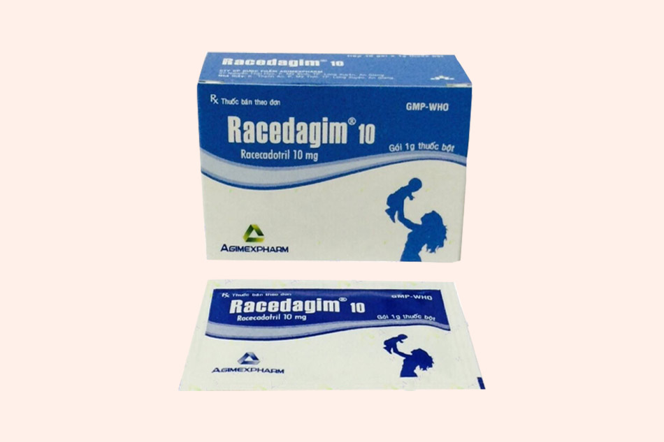 Hình ảnh hộp và gói thuốc Racedagim 10mg