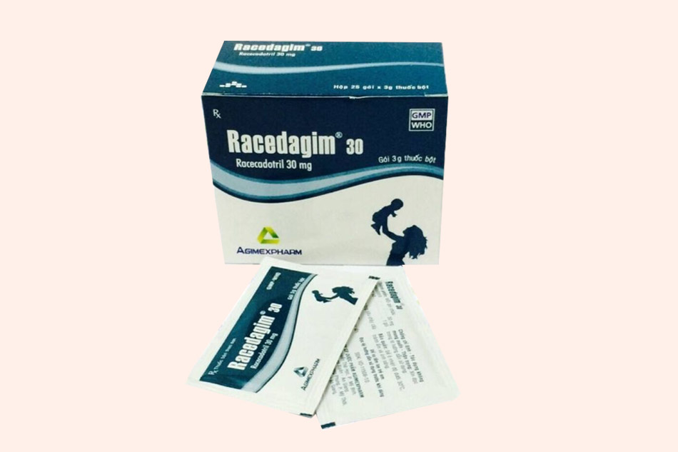 Hình ảnh hộp thuốc và gói thuốc Racedagim 30mg