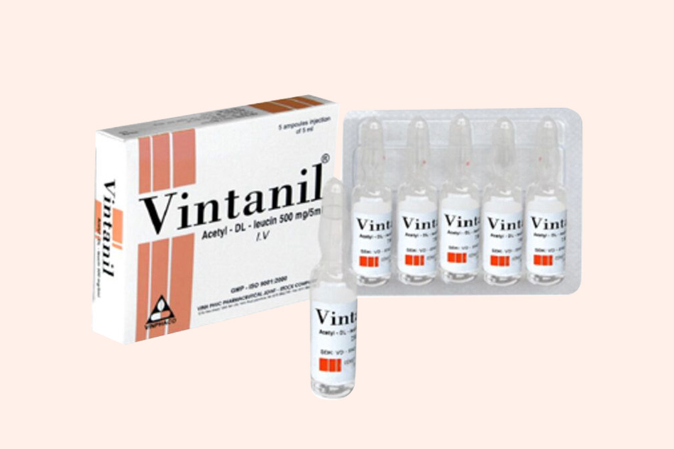 Hình ảnh hộp và ống thuốc tiêm Vintanil