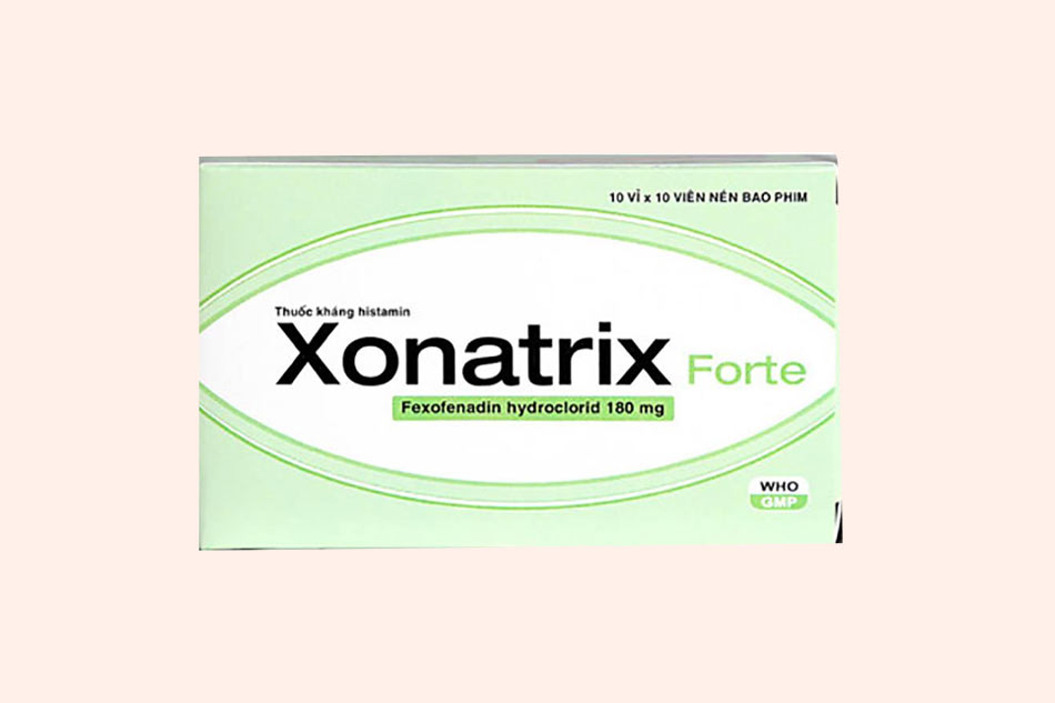 Hình ảnh mặt trước hộp thuốc Xonatrix Forte 180mg