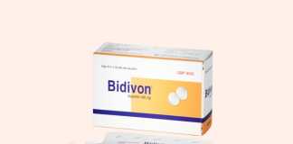 Hình ảnh của hộp và vỉ thuốc Bidivon 400mg