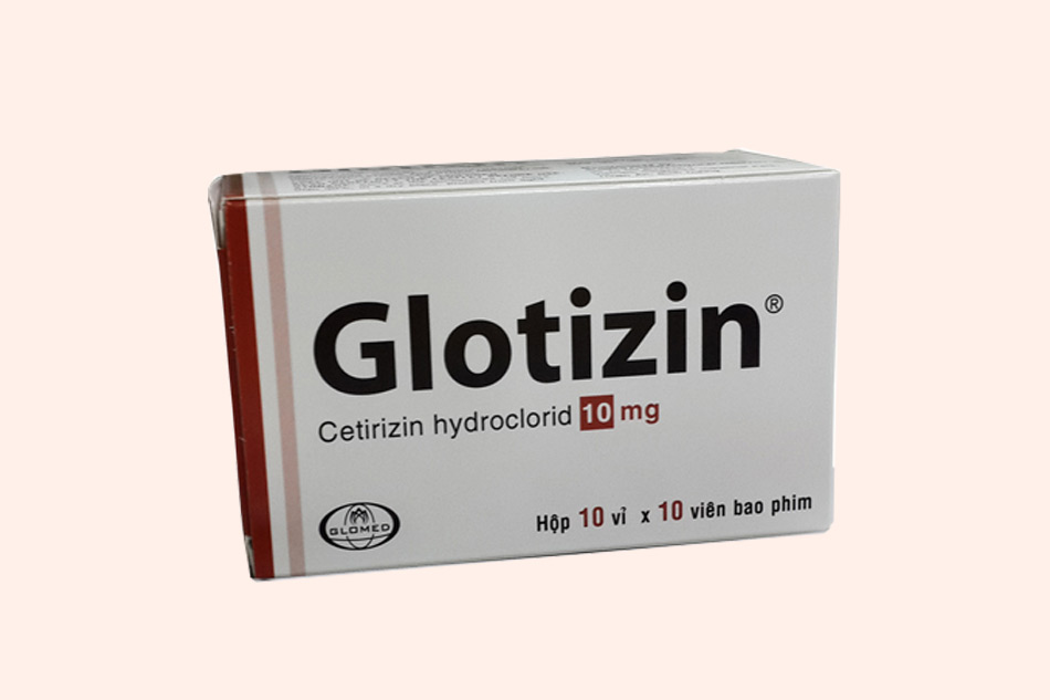 Hình ảnh hộp thuốc Glotizin 10mg