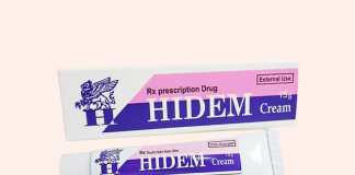 Hình ảnh hộp và tuýp kem bôi da Hidem 15g