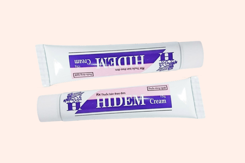 Hình ảnh tuýp thuốc Hidem cream 15g