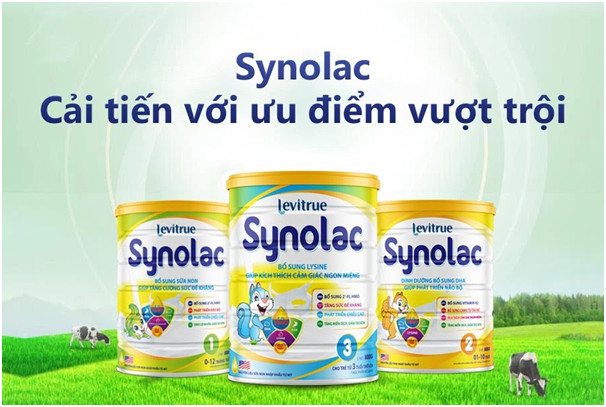 Synolac cải tiến với ưu điểm vượt trội, phù hợp với trẻ biếng ăn, chậm tăng cân