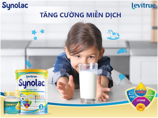 Synolac giúp tăng cường miễn dịch, giảm ốm vặt ở trẻ nhỏ