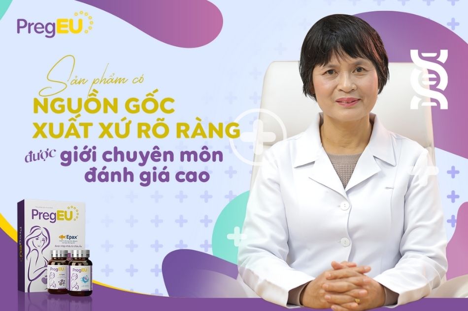 PregEU là sản phẩm có nguồn gốc xuất xứ rõ ràng, các mẹ bầu có thể hoàn toàn yên tâm khi sử dụng