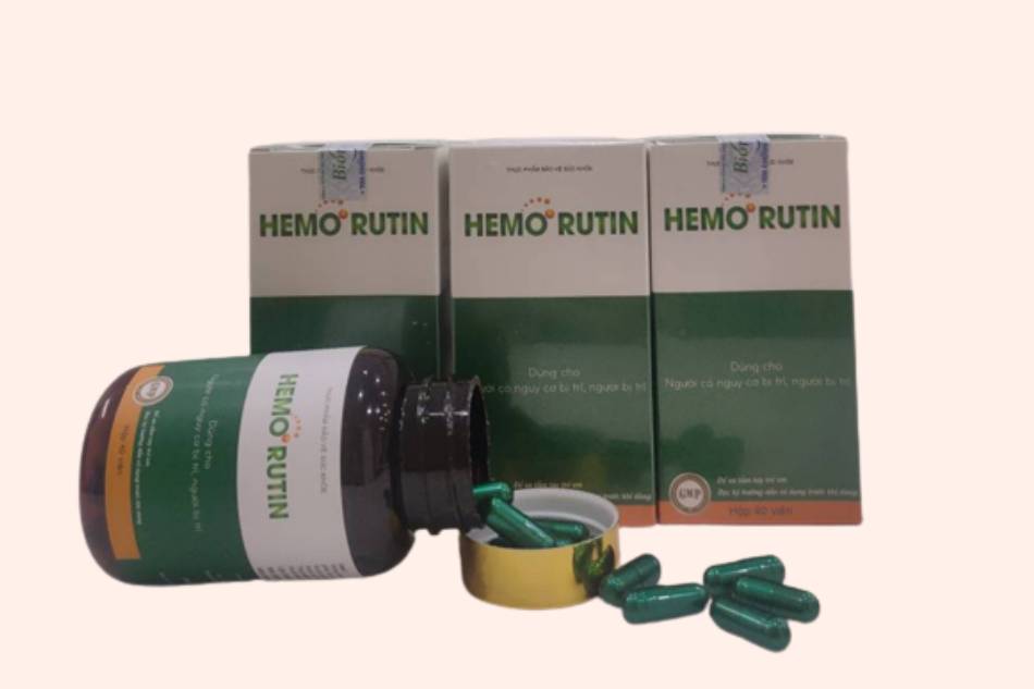 Hình ảnh viên uống Hemo Rutin