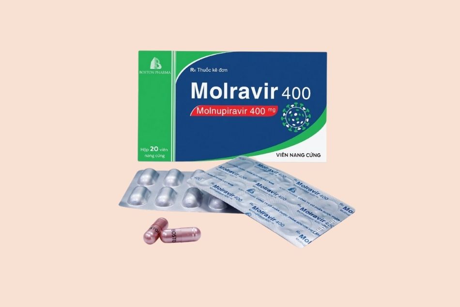 Thuốc Molnupiravir boston 400mg