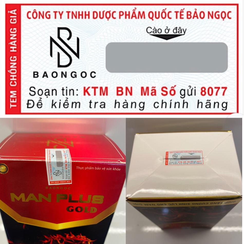 Hướng dẫn kiểm tra Manplus Gold chính hãng