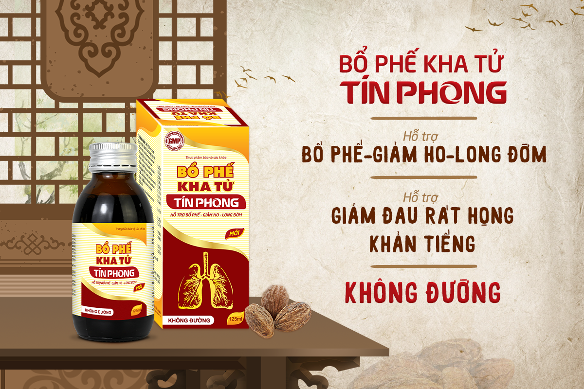 Bổ phế kha tử Tín Phong dạng cao lỏng chai 125 ml