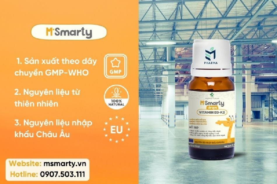 Sản phẩm M'Smarty Vitamin D3K2
