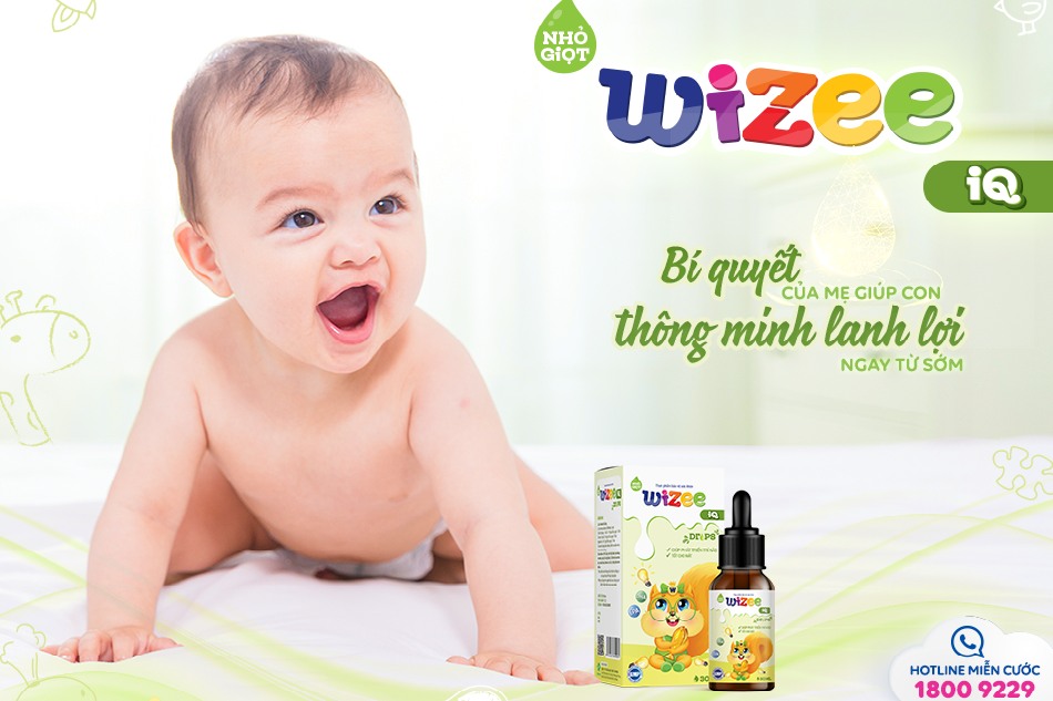 Nhỏ giọt Wizee IQ là bí quyết giúp con thông minh, lanh lợi của mẹ Việt thông thái