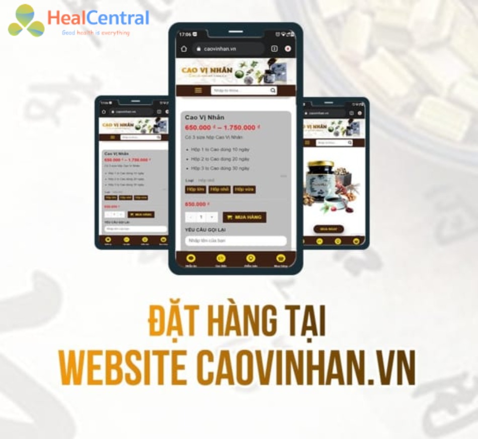 Cách mua Cao Vị Nhân chính hãng