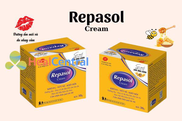 Kem dưỡng ẩm môi và da nhạy cảm Repasol