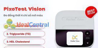 Đo 4 chỉ số mỡ máu tại nhà với PixoTest Vision