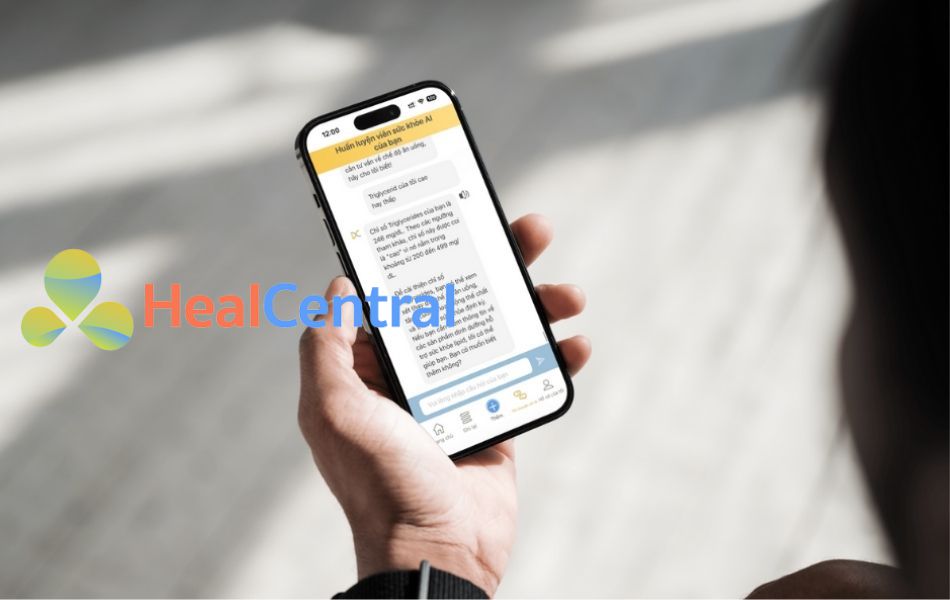 Tính năng Trợ lý sức khoẻ AI trên ứng dụng PixoHealth Vision