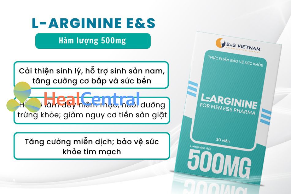 Nguồn bổ sung L-Arigine hiệu quả thông qua viên uống bảo vệ sức khỏe