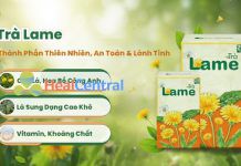 Trà lợi sữa LAME – Bí quyết gọi sữa về nhiều từ thảo dược thiên nhiên Trà LAME