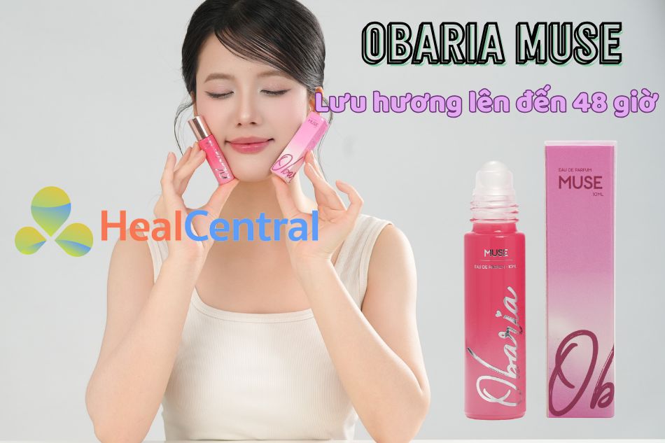 Nước hoa Obaria Muse giúp lưu hương lâu lên tới 48 giờ