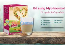 Ngũ cốc Hồng với thành phần hạt chọn lọc tự nhiên hỗ trợ bổ sung Myo Inositol cho mẹ bầu