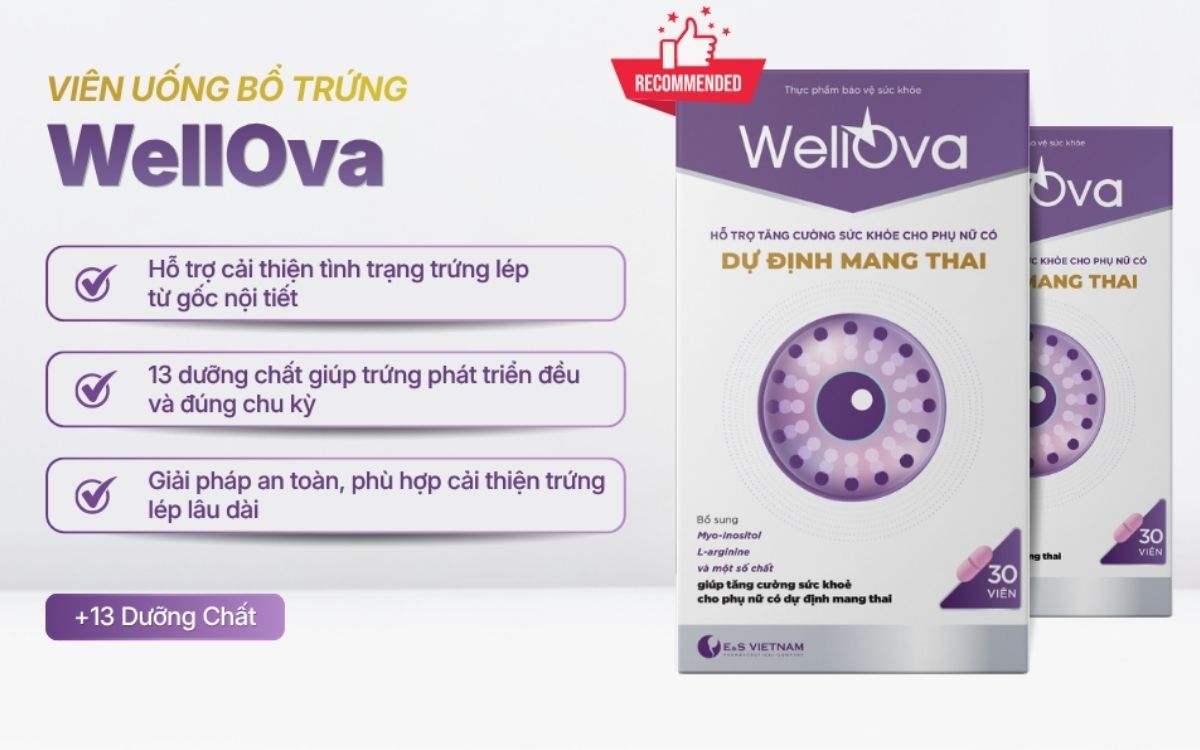 Viên uống bổ trứng WellOva