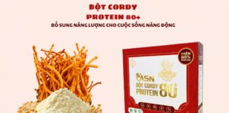 Bột Cordy Protein 80+ - Bổ sung năng lượng, chống mỏi cơ
