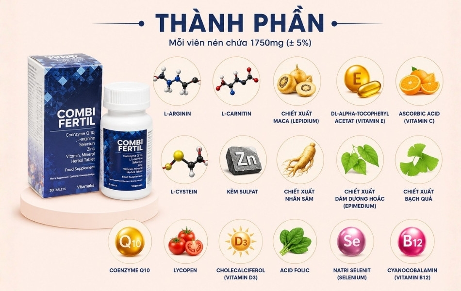 Thành phần của Combifertil