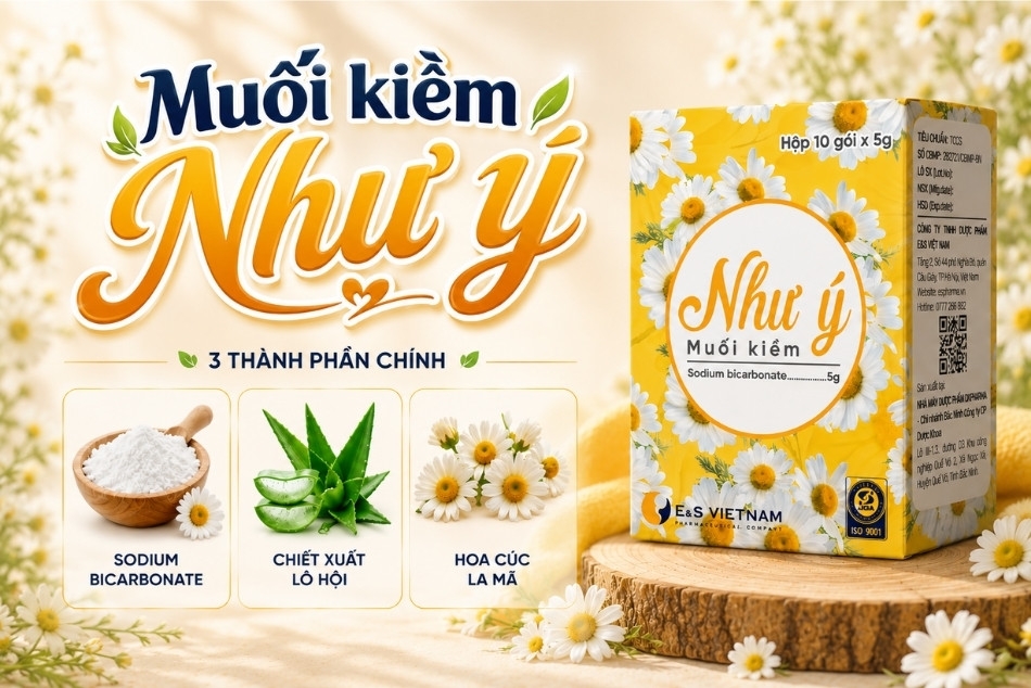 Muối kiềm Như Ý với bảng thành phần tối ưu