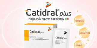 Catidral Plus dùng cho người bị tiêu chảy, đau do bệnh đường tiêu hóa