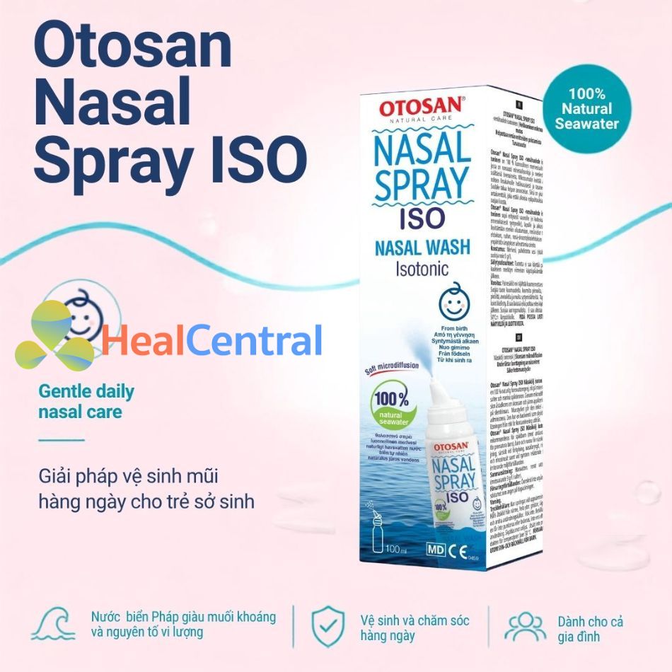 Otosan Nasal Spray ISO - Giải pháp vệ sinh mũi hằng