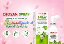 Dung dịch xịt vệ sinh tai Otosan Spray - Làm sạch tai chuyên sâu, tiện lợi, an toàn