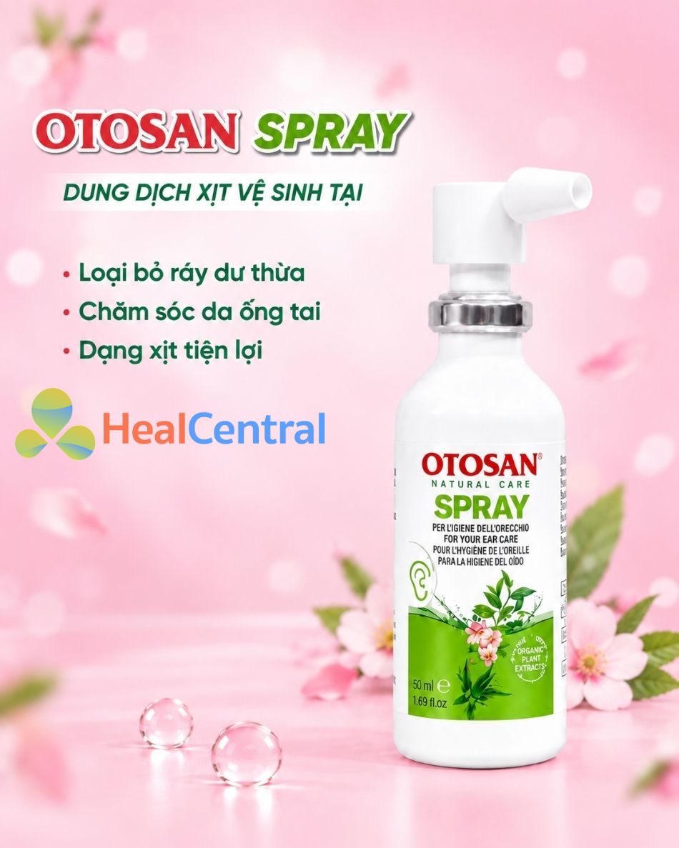 Dung dịch xịt vệ sinh tai Otosan Spray